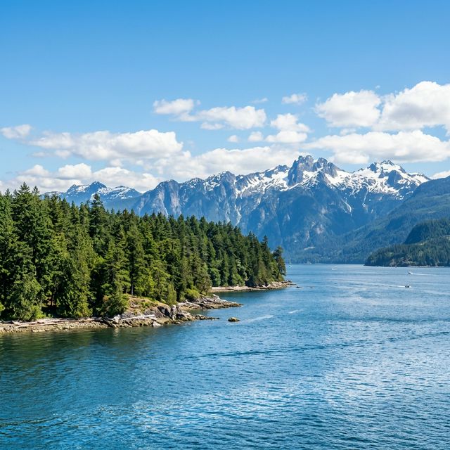 Beautiful natural landscape of Vancouver, British Columbia.