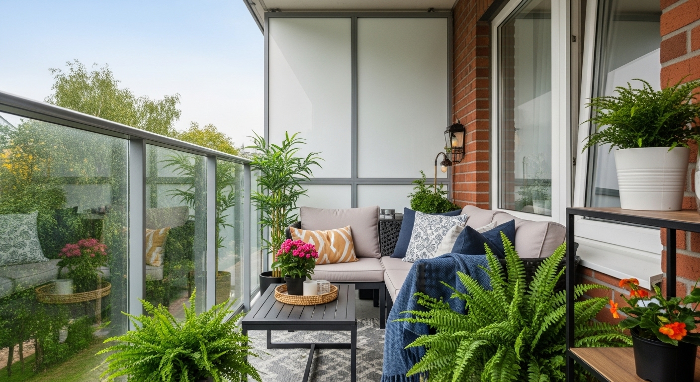 Balcony Glass Railings - Residential