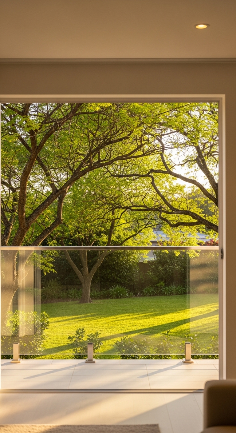 Balcony Glass Railings - Interior View