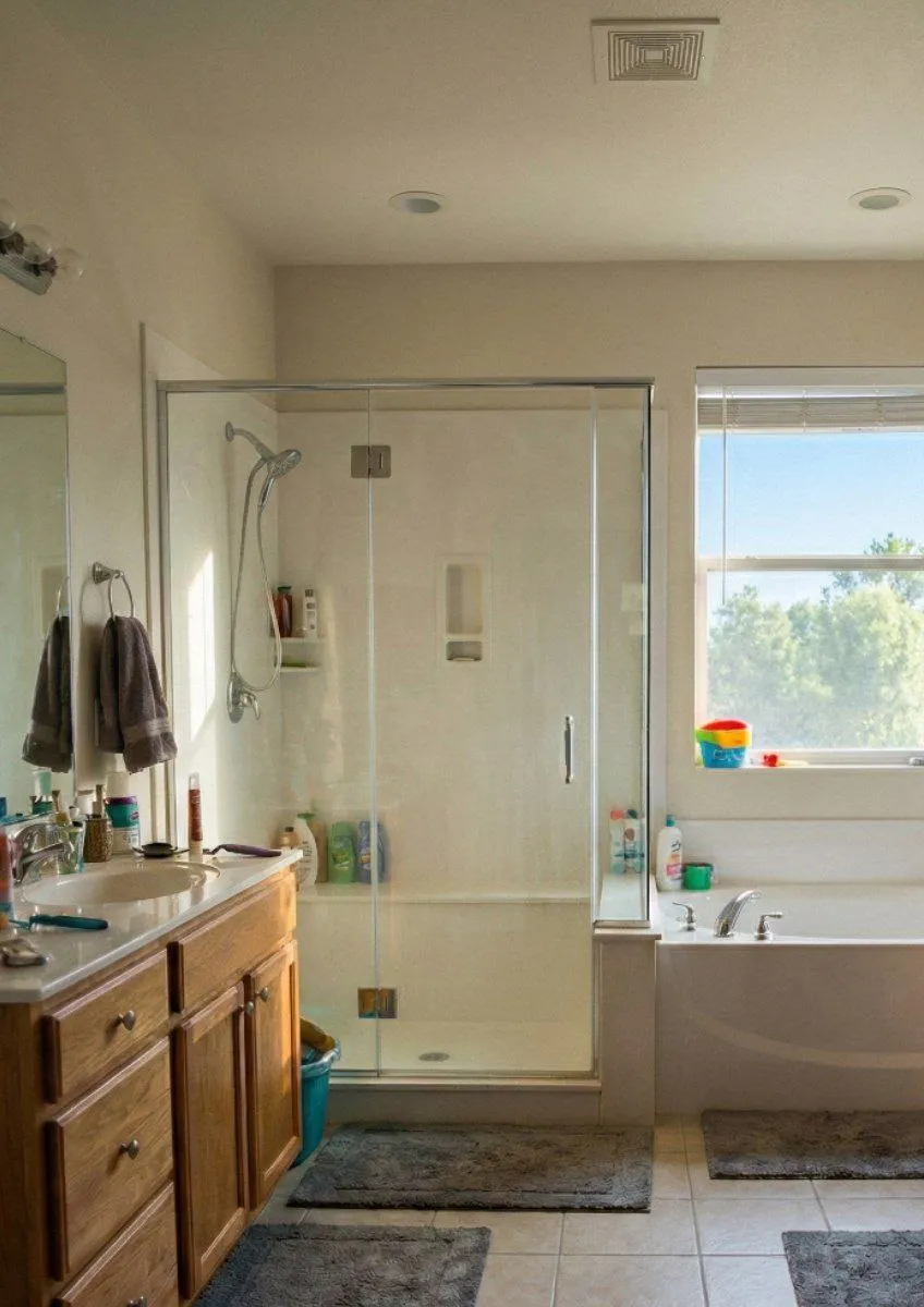 Master Bathroom Shower – Clear