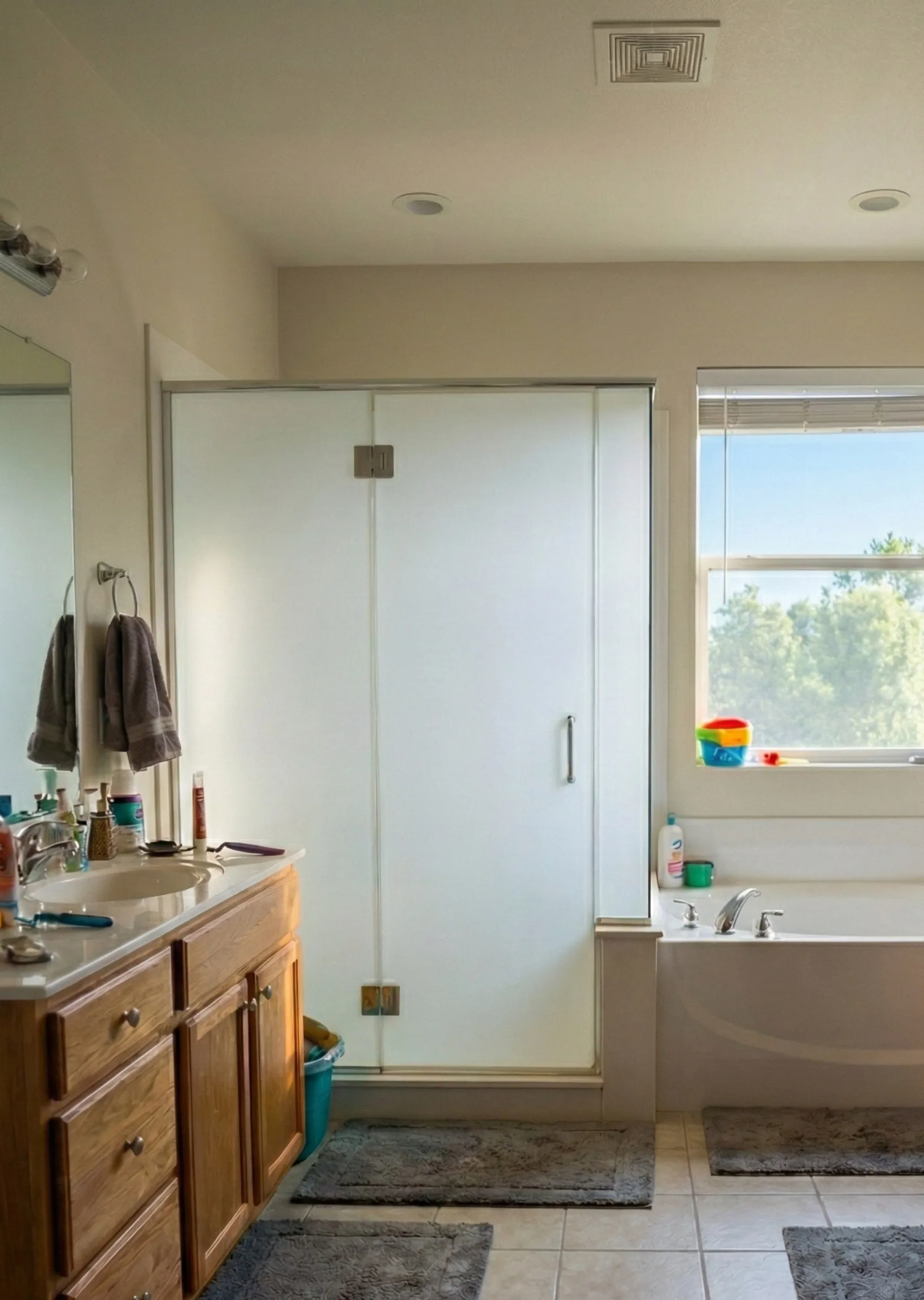 Master Bathroom Shower – Privacy