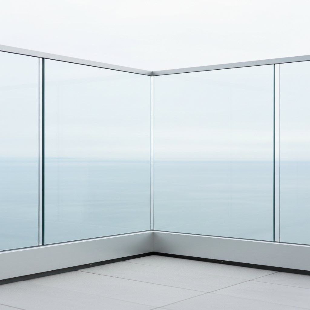 Base-Shoe (Channel) Glass Railing