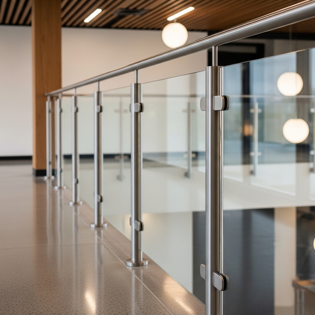 Post & Clamp Glass Railing