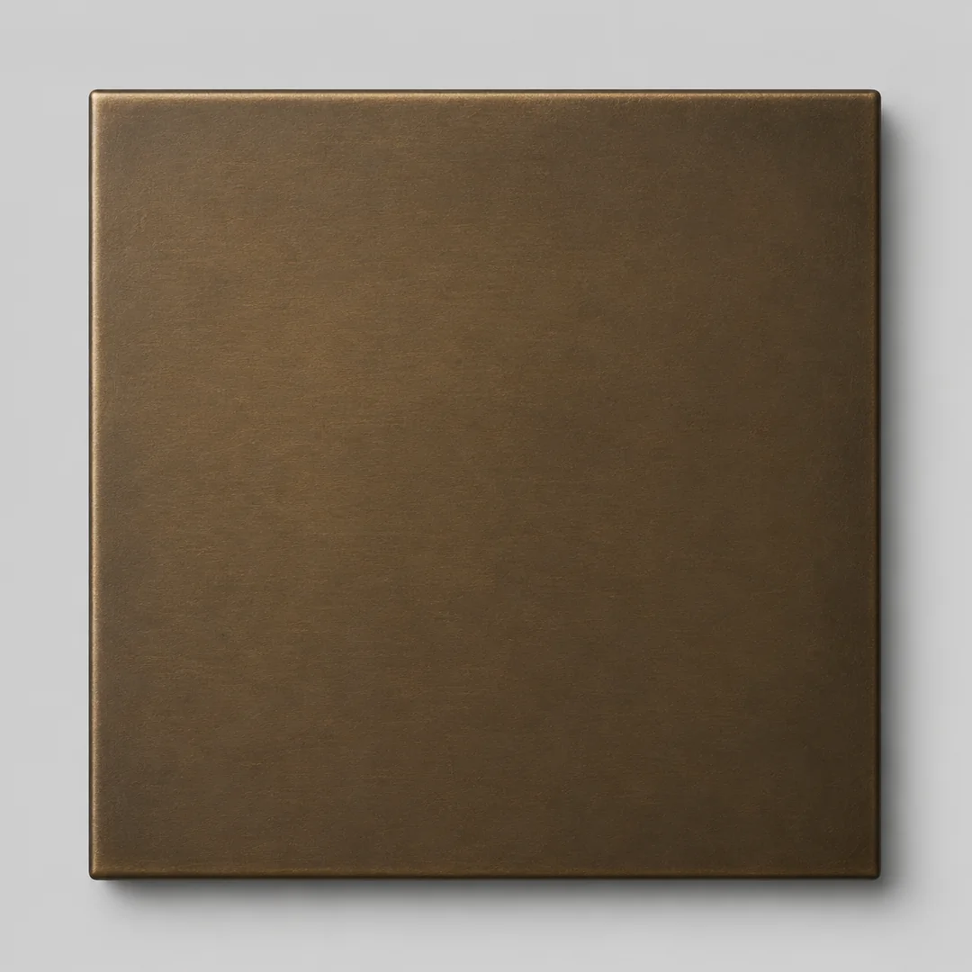 Bronze (Solid bronze) gold railing finish swatch by LOUEI Metal Arts