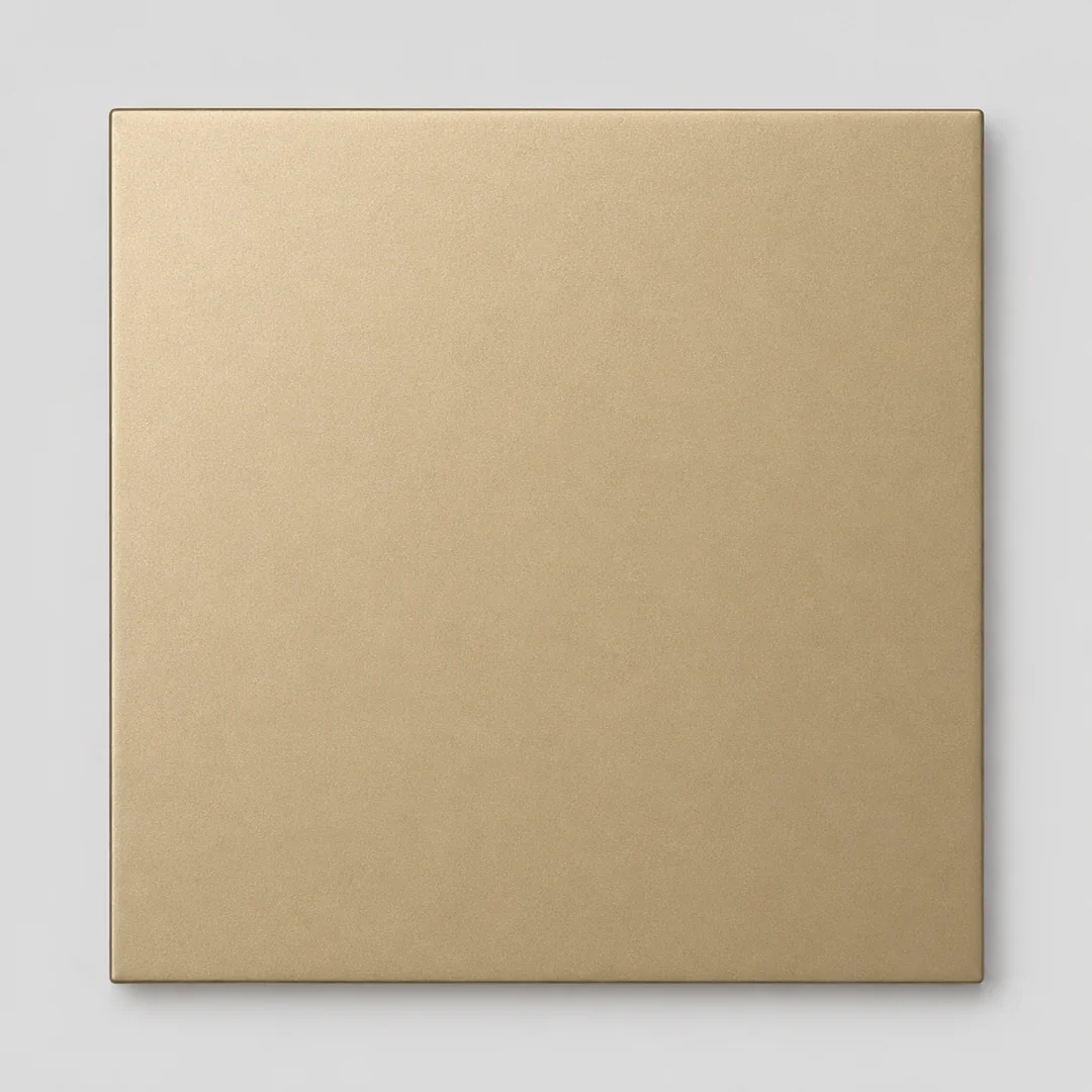 Champagne Gold (Custom metallic) gold railing finish swatch by LOUEI Metal Arts