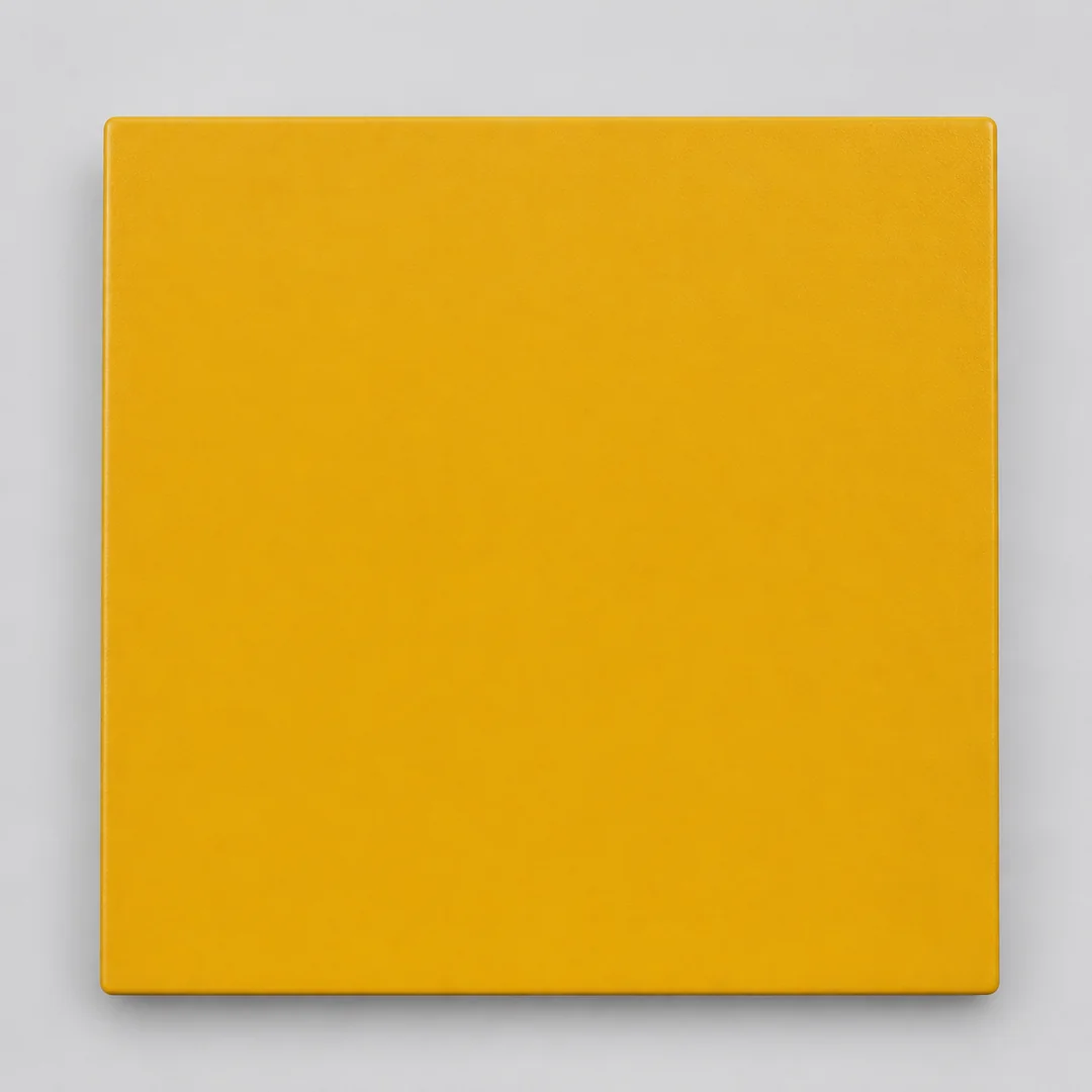 Golden Yellow (RAL 1004) gold railing finish swatch by LOUEI Metal Arts