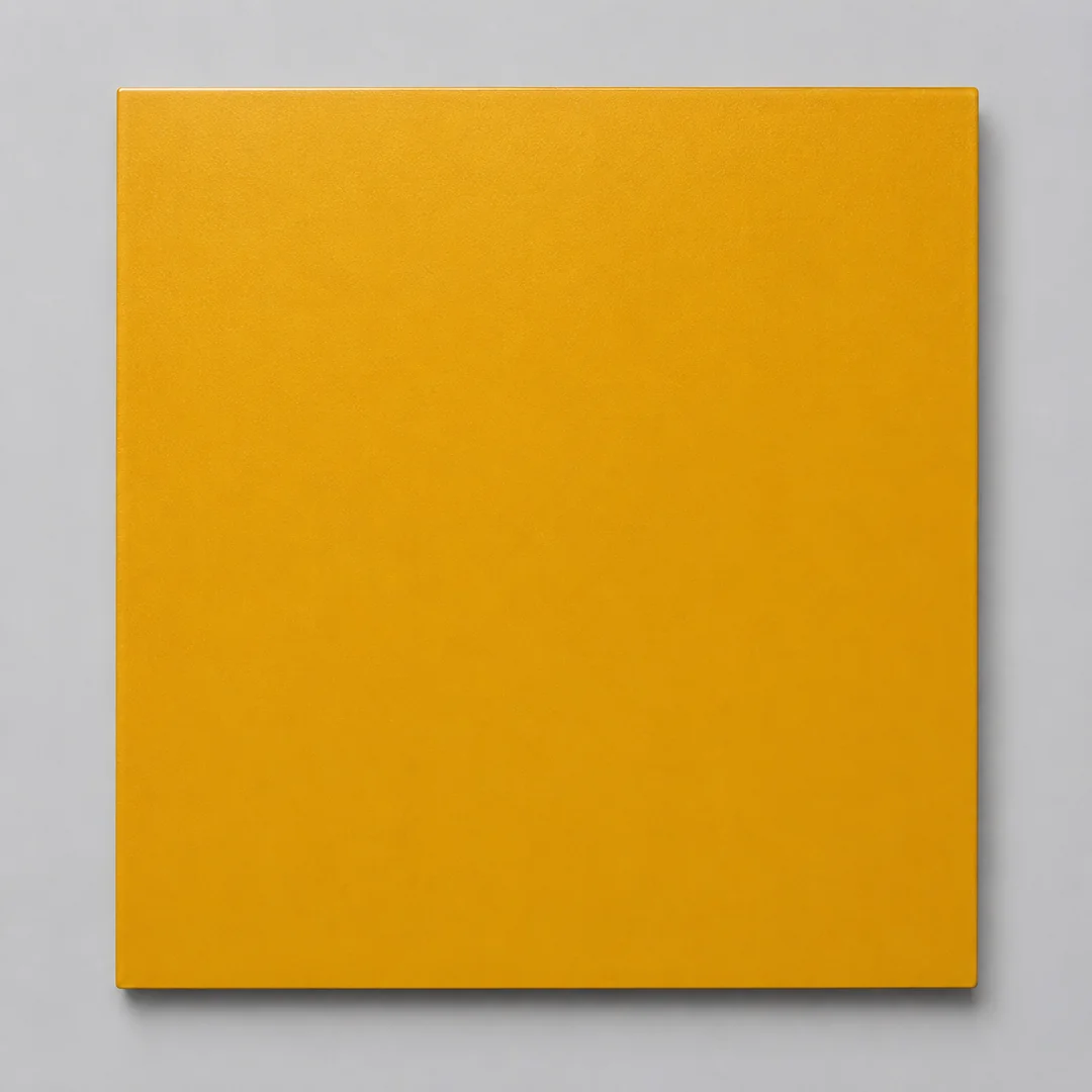 Honey Yellow (RAL 1005) gold railing finish swatch by LOUEI Metal Arts