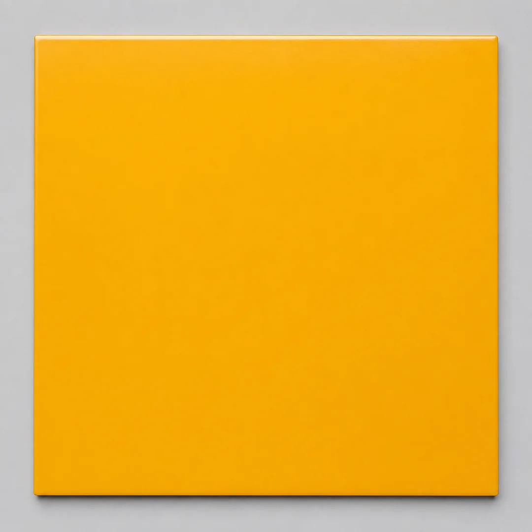 Maize Yellow (RAL 1006) gold railing finish swatch by LOUEI Metal Arts