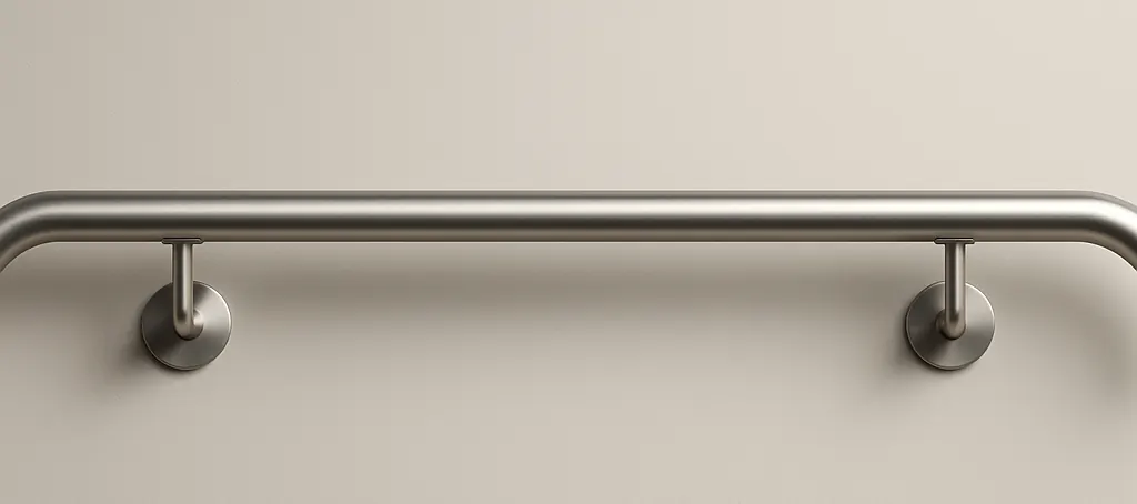 Custom metal handrail fabricated by LOUEI Metal Arts