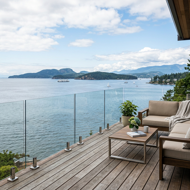 Frameless Harbour-view Glass Railings